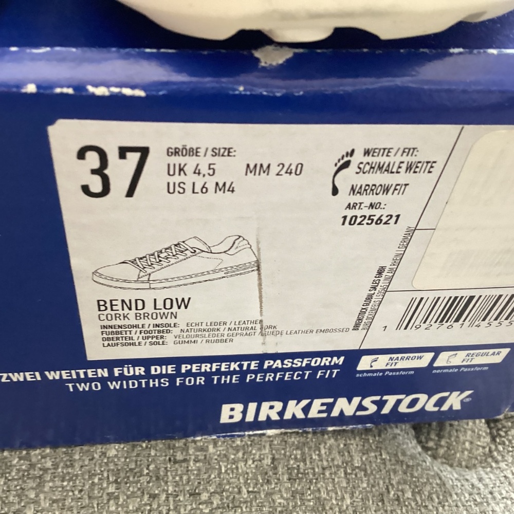 Birkenstock Women's Bend Low Corduroy Casual Sneakers, size US 6/EU 37 - Picture 5 of 13